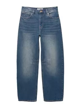 Джинсы свободного кроя Pull&Bear, темно-синий