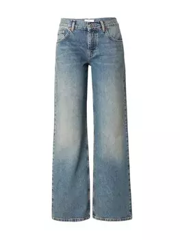 Джинсы свободного кроя TOPSHOP, синий деним