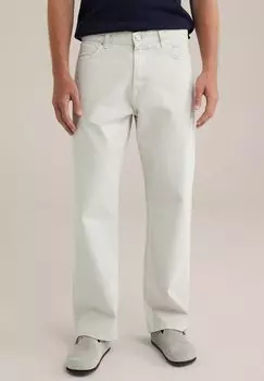 Джинсы свободного кроя WE Fashion, бежевый