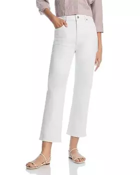 Джинсы The Ruler High Rise Crop в цвете Au Natural Clean FRAME, белый