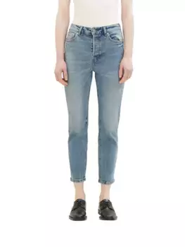 Джинсы TOM TAILOR из денима 7/8 "Lotte" Tom Tailor Denim, цвет Used Mid Stone Blue Denim
