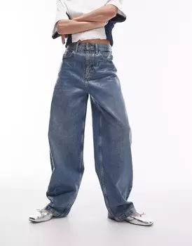 Джинсы Topshop Baggy, синий