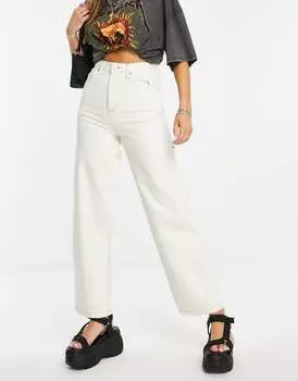 Джинсы Topshop Baggy светло-бежевого цвета