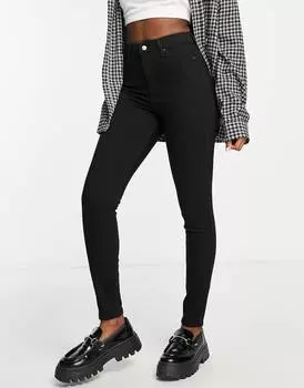 Джинсы Topshop Jamie чисто-черного цвета