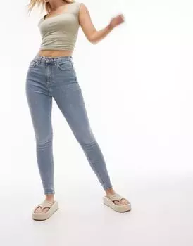 Джинсы Topshop Jamie с потертостями