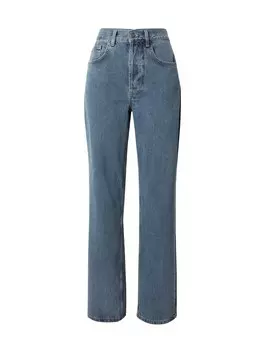 Джинсы TOPSHOP Loose fit Jeans Kort, синий деним