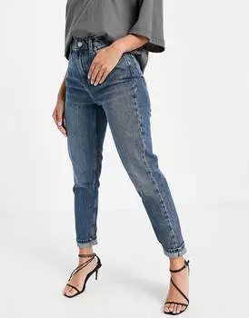 Джинсы Topshop Mom аутентичного синего цвета