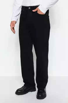 Джинсы Trendyol Baggy Fit, черный
