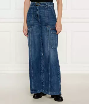 Джинсы Twin-Set Flare Fit, синий