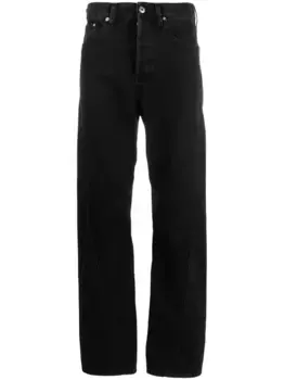 Джинсы Twisted прямого кроя Lanvin, черный