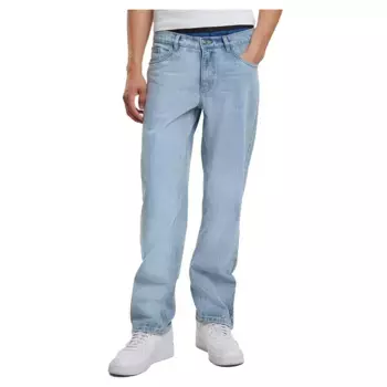 Джинсы Urban Classics Heavy Ounce Straight Fit Zipped, синий