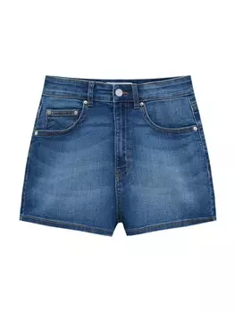 Джинсы узкого кроя Pull&Bear, синий