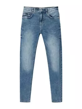 Джинсы узкого кроя Pull&Bear, синий