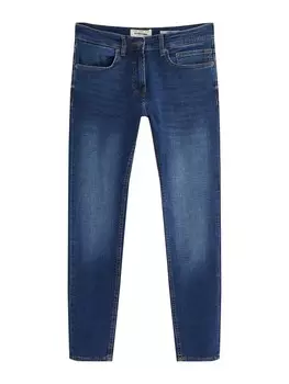 Джинсы узкого кроя Pull&Bear, синий