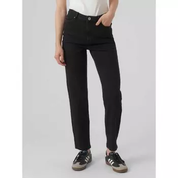 Джинсы Vero Moda Linda Mom Fit Gu164 High Waist, черный