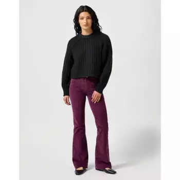 Джинсы Wrangler Flare, фиолетовый
