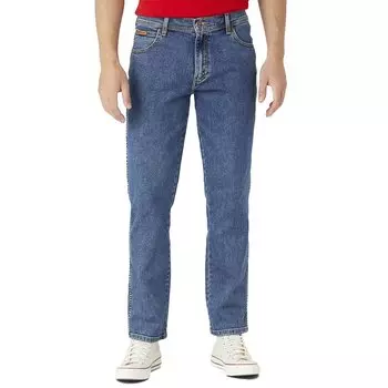 Джинсы мужские Wrangler Texas Stretch прямые, синий