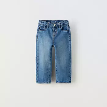 Джинсы Zara Straight, синий