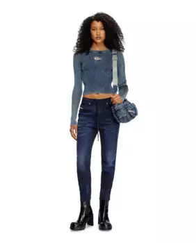 Джинсы женские 2041 D-FAYZA JOGG цвет Темно-синий Diesel