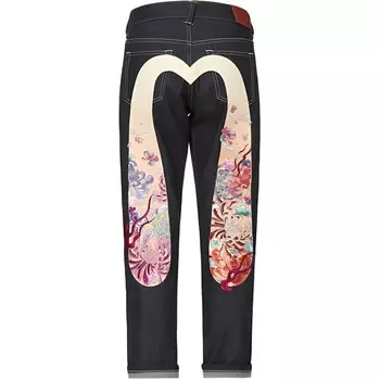 Джинсы женские черные Evisu