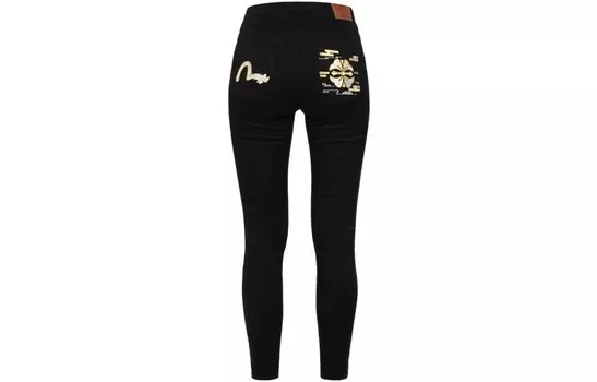 Джинсы женские черные Evisu