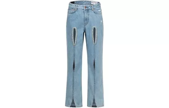 Джинсы женские деним синие Evisu