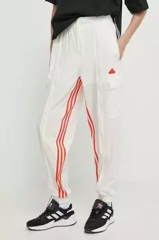Джоггеры adidas, бежевый