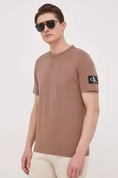 Джоггеры Calvin Klein Jeans, бежевый