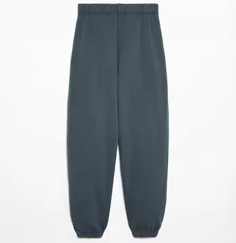 Джоггеры Oysho Washed Relaxed Cotton-blend, серый