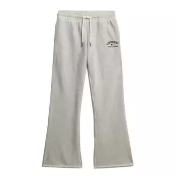 Джоггеры Superdry Athletic Embroidered Flare, серый
