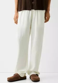 ДЖОГГЕРЫ Wide Bershka, Брюки белый