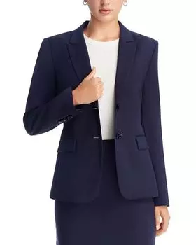 Джула шерстяной блейзер BOSS, цвет Blue