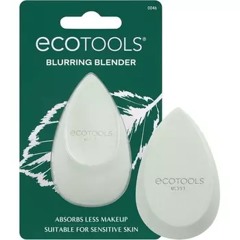 EcoTools Blurring Blender Makeup Sponge For Liquid & Cream Foundation Cloud Coverage Memory Foam Экологически чистый, не содержит латекса, не тестируется на животных и веганский, зеленый