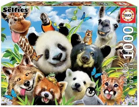 Educa, пазл Animals Selfie, 1000 шт.