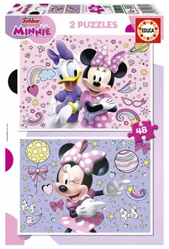 Educa, Пазл, Disney, Минни Маус, 2 х 48 шт.