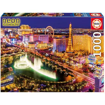 Educa, пазл, Neon Las Vegas, 1000 шт.