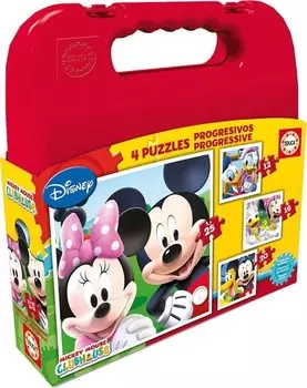 Educa, пазлы Disney, Микки Маус и друзья, 16/12/20/25 шт.