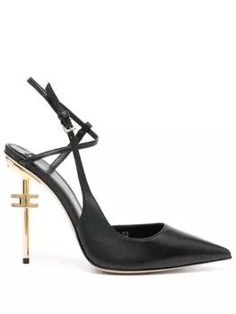 Elisabetta Franchi кожаные туфли, черный