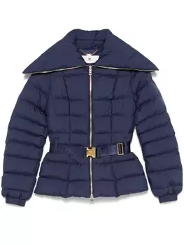 Elisabetta Franchi стеганый пуховик, синий