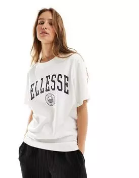 Ellesse - Черные - Белая футболка