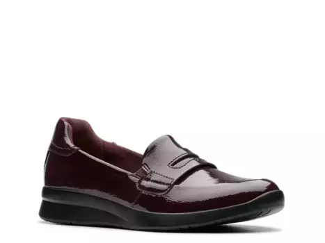 Ellowyn Penny Лоферы Clarks, Bordeaux
