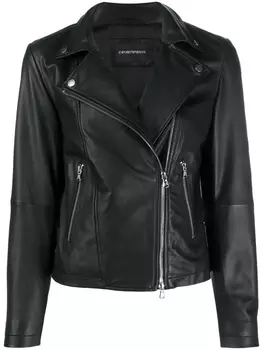 Emporio Armani байкерская куртка на молнии, черный