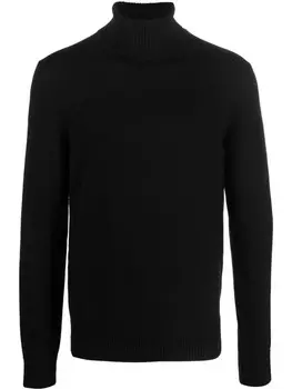 Emporio Armani джемпер с высоким воротником, черный