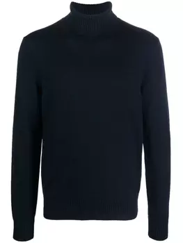 Emporio Armani джемпер с высоким воротником, синий