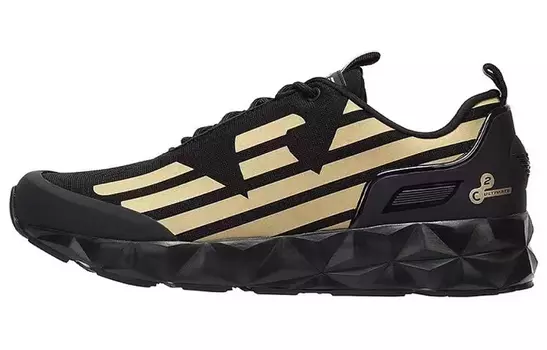 Кроссовки Emporio Armani EA7 Lifestyle Unisex, черный/темно-желтый