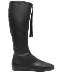 Emporio Armani кожаные ботинки, черный