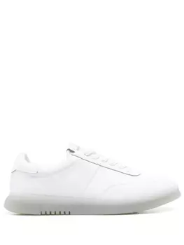 Emporio Armani кожаные кроссовки, белый