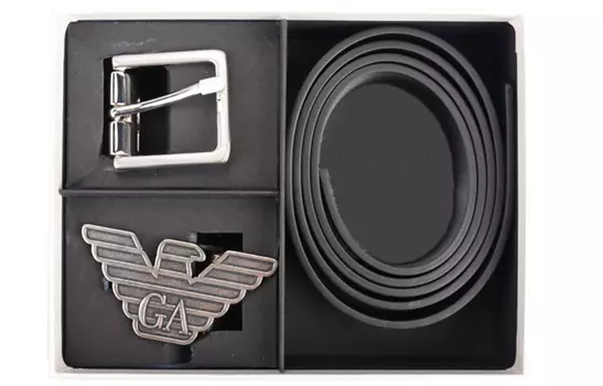 EMPORIO ARMANI Мужской кожаный ремень
