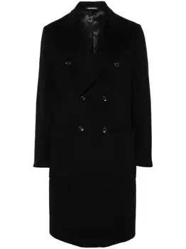 Emporio Armani начесаное пальто, черный