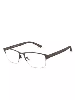 Emporio Armani очки в прямоугольной оправе, серый
